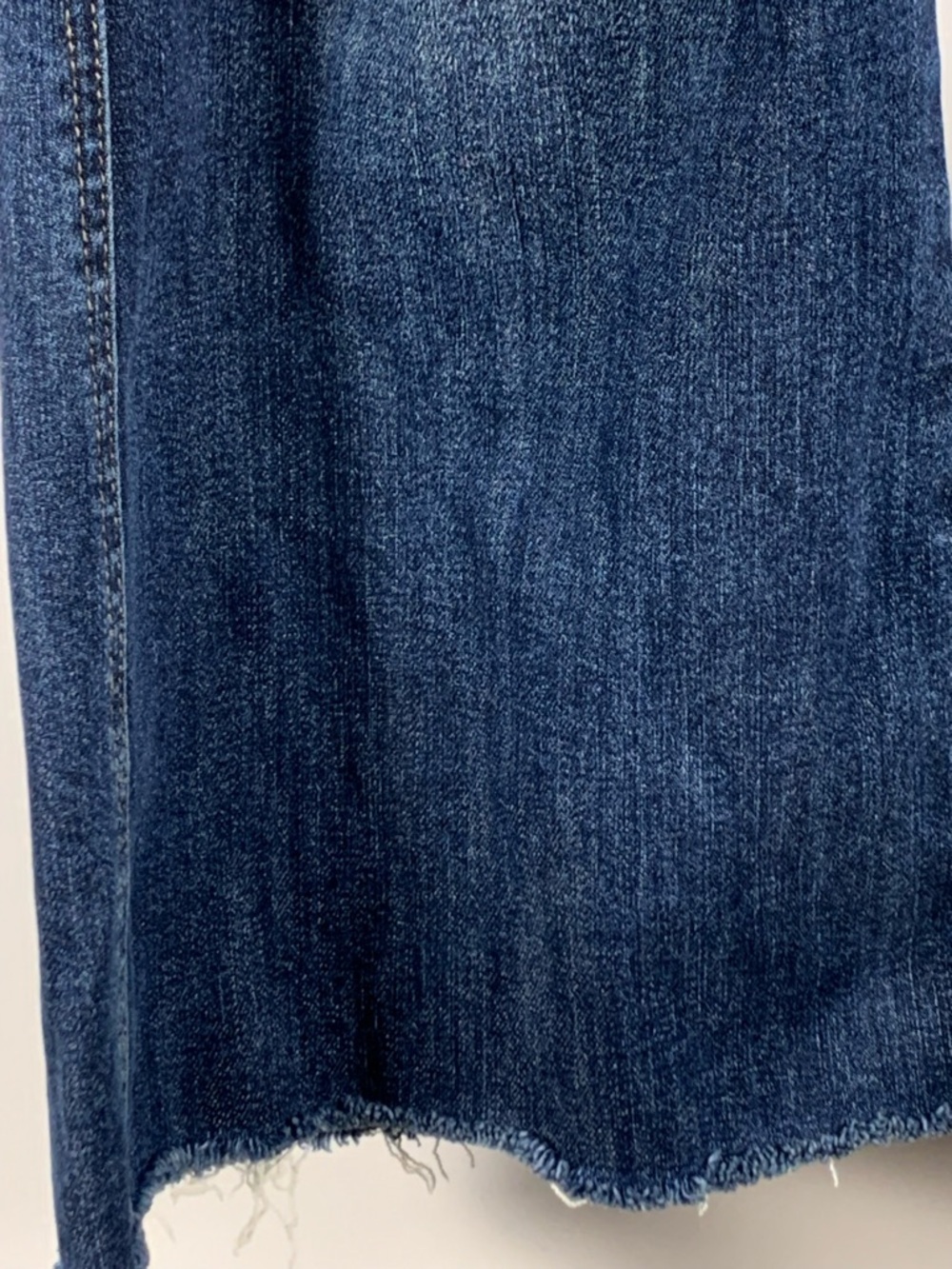 Judy Blue Flare Jeans 16W Dark Wash Distressed Raw Hem Stretch Denim Womens - Picture 5 of 14